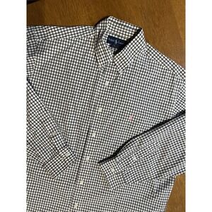 Polo Ralph Lauren OCBD Oxford Cloth Shirt Mens XL Check Pink Pony Classic